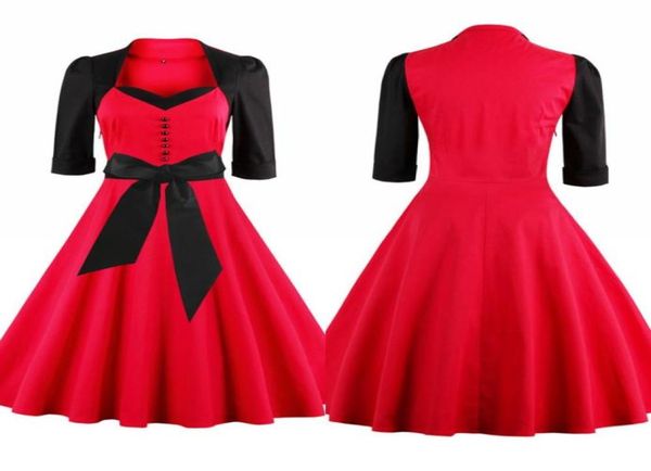 patchwork women work dresses red with black vintage square neckline half sleeve swing women casual dress plus size fs11102769731, Black;gray
patchwork women work dresses red with black vintage square neckline half sleeve swing women casual dress plus size fs11102769731, Black;gray
