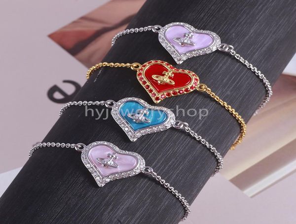 luxury fashion vv west jewelry saturn heart bracelet diamond enamel 18k gold plated 925 sterlling silver women designer design lad6683620, Golden;silver
luxury fashion vv west jewelry saturn heart bracelet diamond enamel 18k gold plated 925 sterlling silver women designer design lad6683620, Golden;silver