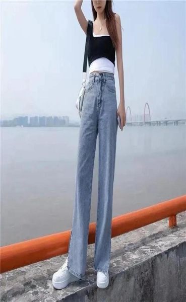 women039s jeans woman cargo pants female elastic high waist split fashion loose blue denim trousers joggers women vintage stree9212507
women039s jeans woman cargo pants female elastic high waist split fashion loose blue denim trousers joggers women vintage stree9212507