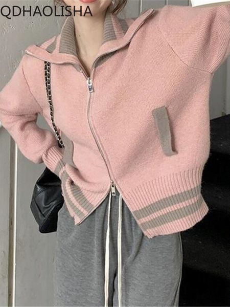 women's sweater's coat korean version commuting sweater autumn winter fashion casual loose fitting short knitted cardigan 230831, White;black
women's sweater's coat korean version commuting sweater autumn winter fashion casual loose fitting short knitted cardigan 230831, White;black