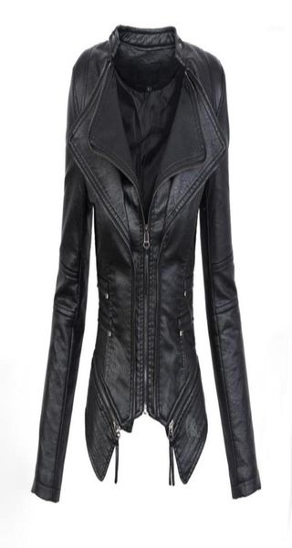 black gothic faux leather pu jacket women winter autumn fashion motorcycle coat punk zipper outerwear plus size fall2821402
black gothic faux leather pu jacket women winter autumn fashion motorcycle coat punk zipper outerwear plus size fall2821402