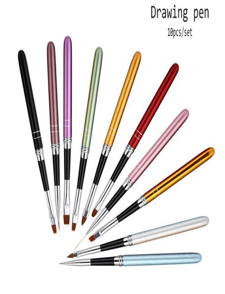 10pcs set manicure drawing art pen nail tools brushes makeup brushes nail brushes set colorful holder new style8462223, Yellow
10pcs set manicure drawing art pen nail tools brushes makeup brushes nail brushes set colorful holder new style8462223, Yellow