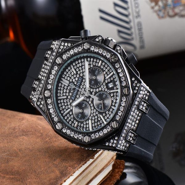 2022 men's silicone luxury a watch 6 pin feature quartz second running chronograph business fashion wristwatch waterproof 24 234r, Slivery;brown
2022 men's silicone luxury a watch 6 pin feature quartz second running chronograph business fashion wristwatch waterproof 24 234r, Slivery;brown