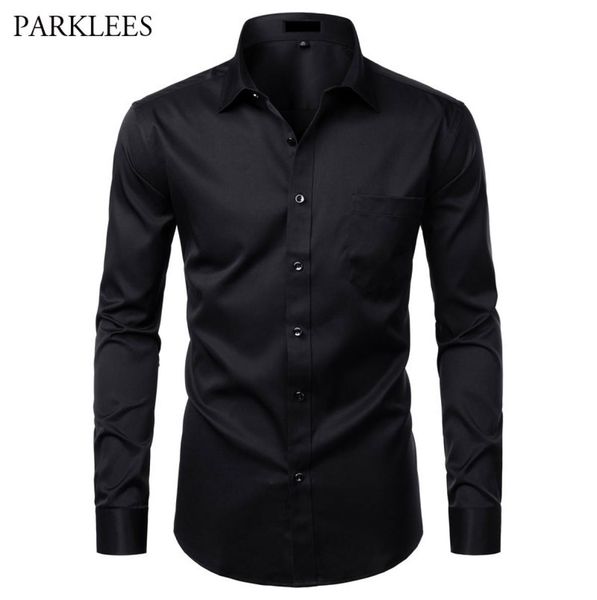 men039s casual shirts black bamboo fiber shirt men slim fit mens dress solid color elastic button up social male with pocket 4x5870968, White;black
men039s casual shirts black bamboo fiber shirt men slim fit mens dress solid color elastic button up social male with pocket 4x5870968, White;black