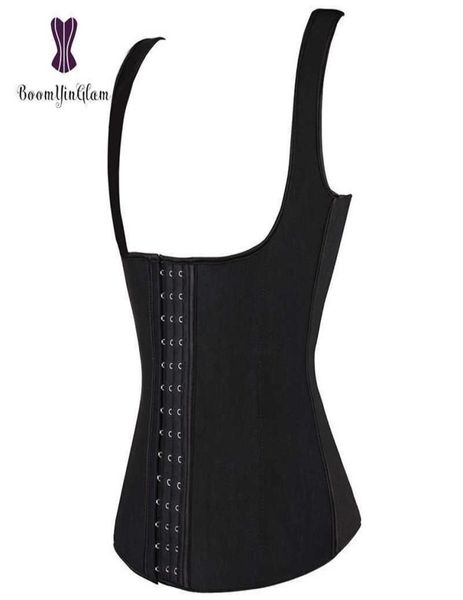 3 hooks 4 steel boned waist cincher shaper breast lifter shapewear plus size latex waist trainer vest corset 886 q0819288t8832324, Black;white
3 hooks 4 steel boned waist cincher shaper breast lifter shapewear plus size latex waist trainer vest corset 886 q0819288t8832324, Black;white