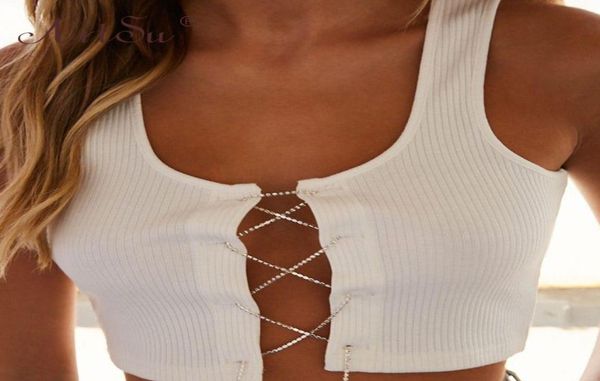 aprilgrass brand designer red white metal chain sleeveless crop clubwear women adjustable lace up hollow out tank ca2321759
aprilgrass brand designer red white metal chain sleeveless crop clubwear women adjustable lace up hollow out tank ca2321759
