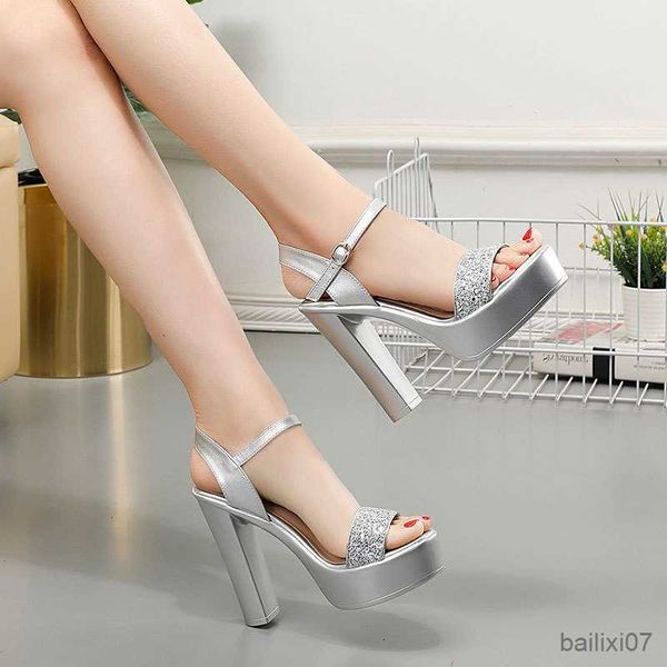 dress shoes new sandals for women 2023 summer waterproof platform word with high heels thick heel fish mouth shoes sequins large size r23090, Black
dress shoes new sandals for women 2023 summer waterproof platform word with high heels thick heel fish mouth shoes sequins large size r23090, Black