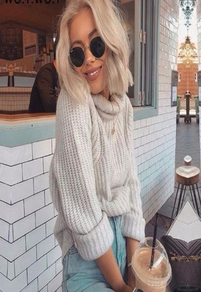 2019 autumn winter turtleneck women sweater long knitted pullovers women loose casual sweaters female jumper cashmere8223528, White;black
2019 autumn winter turtleneck women sweater long knitted pullovers women loose casual sweaters female jumper cashmere8223528, White;black