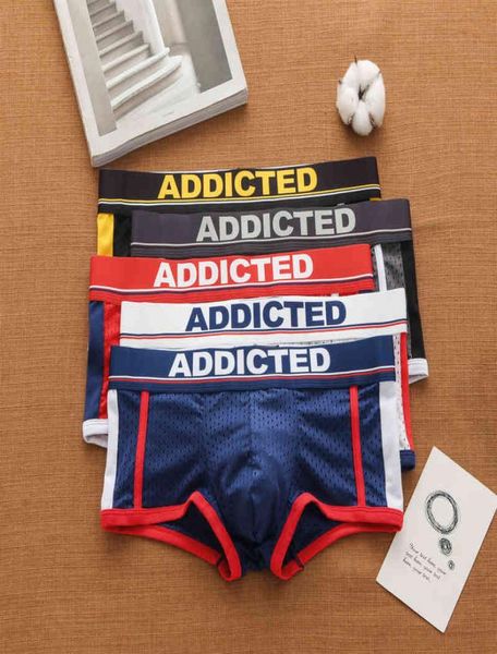 addicted men underwear low waist breathable ice mesh holes comfortable tide boxers jockstrap swimwear men nylon7658568, Black;white
addicted men underwear low waist breathable ice mesh holes comfortable tide boxers jockstrap swimwear men nylon7658568, Black;white