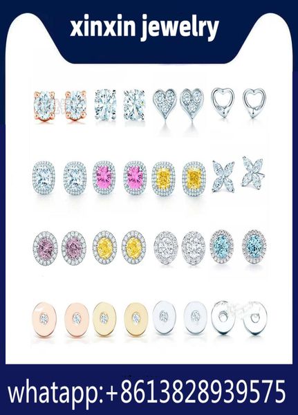 tif women stud earrings luxury anniversary gift 100% 925 silver jewelry earrings fashion designer girls elegant boutique factory wholesale 7, Golden;silver
tif women stud earrings luxury anniversary gift 100% 925 silver jewelry earrings fashion designer girls elegant boutique factory wholesale 7, Golden;silver