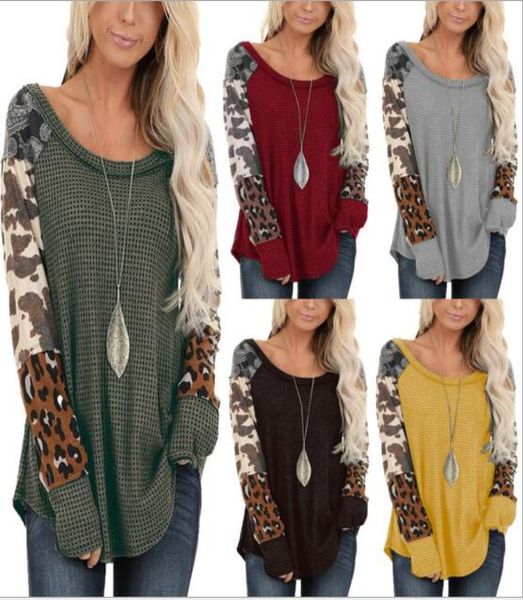 women spring fall oneck long sleeve leopard patchwork blouse lady casual clothing shirt4711335, White
women spring fall oneck long sleeve leopard patchwork blouse lady casual clothing shirt4711335, White