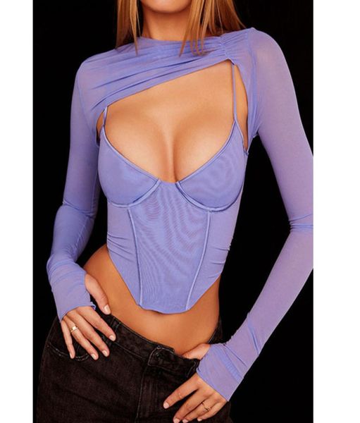 purple long sleeve crop women spaghetti strap corset summer mesh cami y2k two piece set club outfits cx2203304074361, White
purple long sleeve crop women spaghetti strap corset summer mesh cami y2k two piece set club outfits cx2203304074361, White