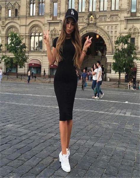 casual dresses summer dress woman short sleeve vestido long tee dress13538255, Black;gray
casual dresses summer dress woman short sleeve vestido long tee dress13538255, Black;gray
