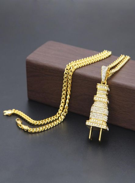 mens fashion hip hop necklace gold cuban link chain iced out plug pendant necklace for men7366248, Silver
mens fashion hip hop necklace gold cuban link chain iced out plug pendant necklace for men7366248, Silver