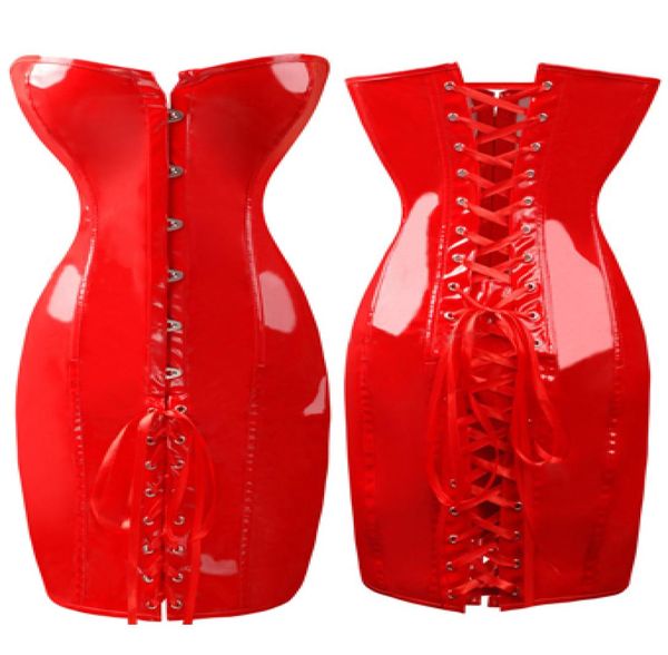 wholered corset dress latex waist cincher steampunk dress gothic bustier corselet corpete waist training corsets7877629, Black;white
wholered corset dress latex waist cincher steampunk dress gothic bustier corselet corpete waist training corsets7877629, Black;white