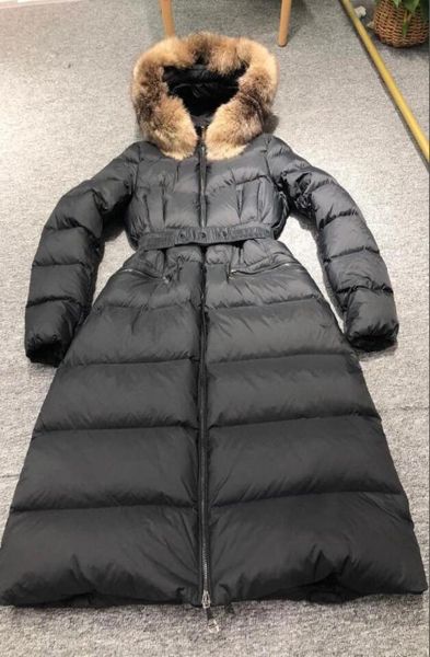 women big real fox fur hooded down coat xlong thick warm double zipper drawstring with belt slim jacket waterproof parkas black g2673917
women big real fox fur hooded down coat xlong thick warm double zipper drawstring with belt slim jacket waterproof parkas black g2673917
