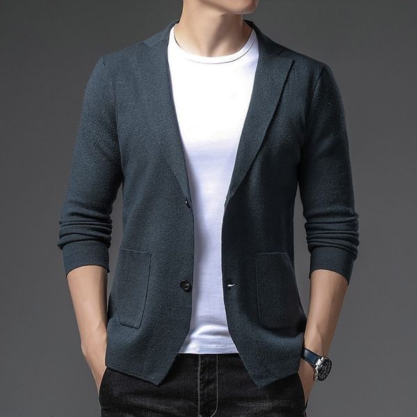 men's sweaters 2023 autumn and winter solid color suit cardigan business leisure long sleeve sweater knitwear coat cardigans 230831, White;black
men's sweaters 2023 autumn and winter solid color suit cardigan business leisure long sleeve sweater knitwear coat cardigans 230831, White;black