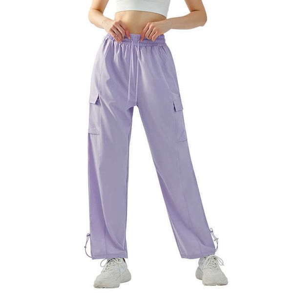 high waisted loose drawstring sports pants for women lu-62 wide legs slimming fitness leggings outdoor running quick dry sports tights, White;red
high waisted loose drawstring sports pants for women lu-62 wide legs slimming fitness leggings outdoor running quick dry sports tights, White;red