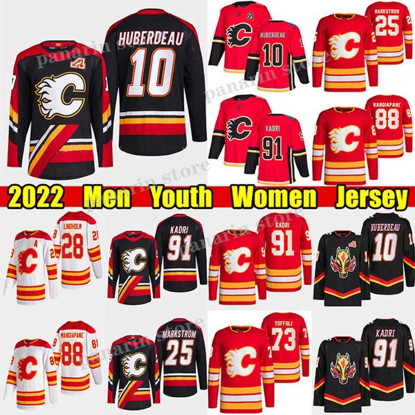 #10 jonathan huberdeau reverse retro hockey jersey #91 nazem kadri flames#25 jacob markstrom elias lindholm andrew mangiapane tyler toffoli, Black;red
#10 jonathan huberdeau reverse retro hockey jersey #91 nazem kadri flames#25 jacob markstrom elias lindholm andrew mangiapane tyler toffoli, Black;red