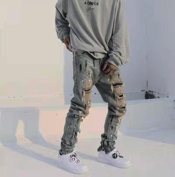men039s jeans american high street casual destruct wash water tide fried street advanced broken hole splash ink denim straight 3847411, Blue
men039s jeans american high street casual destruct wash water tide fried street advanced broken hole splash ink denim straight 3847411, Blue