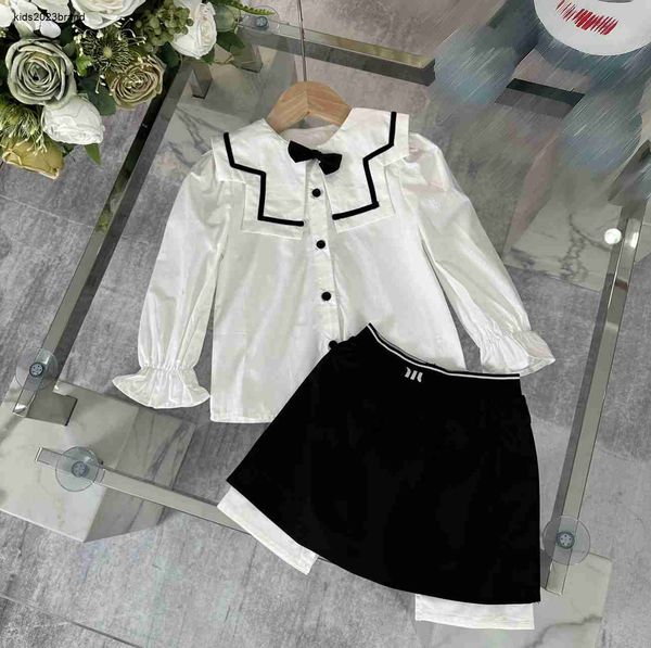 designer girls dress suits fashion baby autumn sets size 100-150 cm 2pcs navy collar shirt and elastic waist skirt aug30, White
designer girls dress suits fashion baby autumn sets size 100-150 cm 2pcs navy collar shirt and elastic waist skirt aug30, White