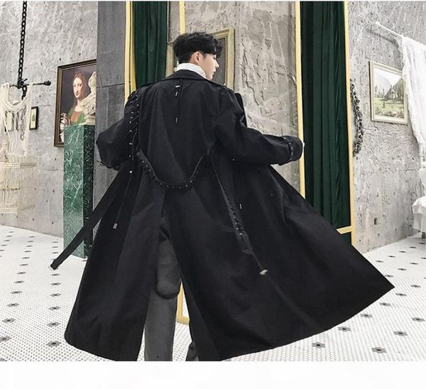 2019 new irregular drawstring long trench coat men spring autumn casual loose coat mens lace up patchwork trench ds507652849077, Tan;black
2019 new irregular drawstring long trench coat men spring autumn casual loose coat mens lace up patchwork trench ds507652849077, Tan;black