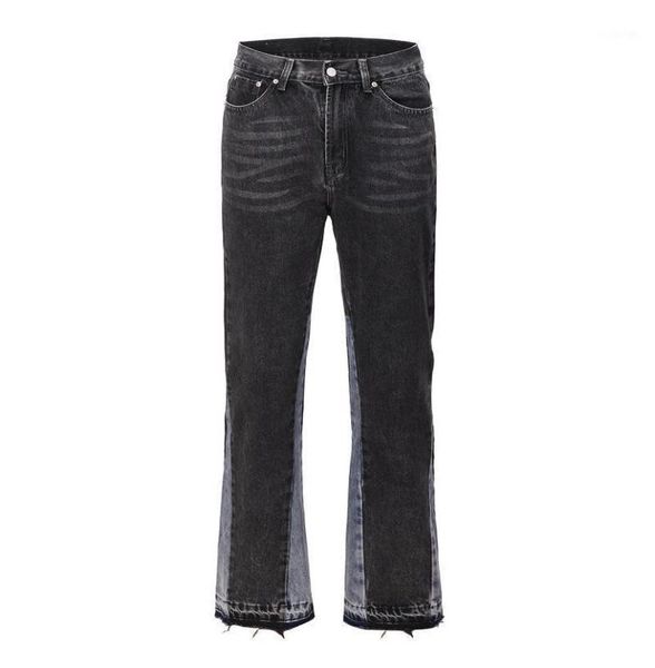men039s jeans vintage patchwork flare men streetwear wide leg denim long pants hip hop high street zipper straight black burrs 6906378, Blue
men039s jeans vintage patchwork flare men streetwear wide leg denim long pants hip hop high street zipper straight black burrs 6906378, Blue