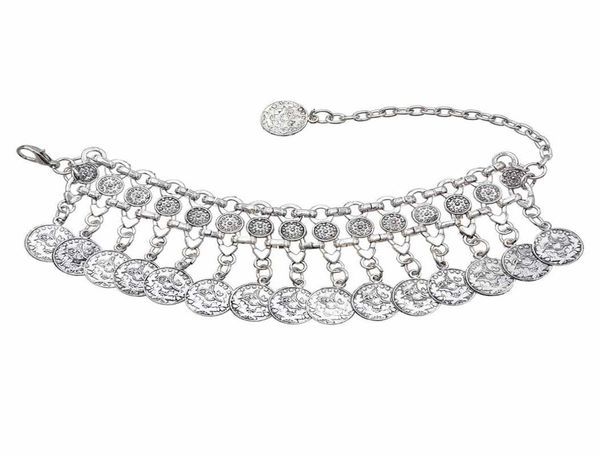 silver coin bracelet adjustable handmade floral design gypsy ethnic tribe festival jewellery5072089, Golden;silver
silver coin bracelet adjustable handmade floral design gypsy ethnic tribe festival jewellery5072089, Golden;silver