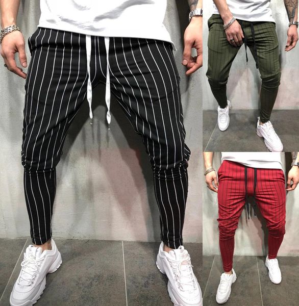 men striped casual pants slim fit skinny straight leg urban trousers sweatpants slim fit trousers joggers sweatpants striped3144208, Black
men striped casual pants slim fit skinny straight leg urban trousers sweatpants slim fit trousers joggers sweatpants striped3144208, Black