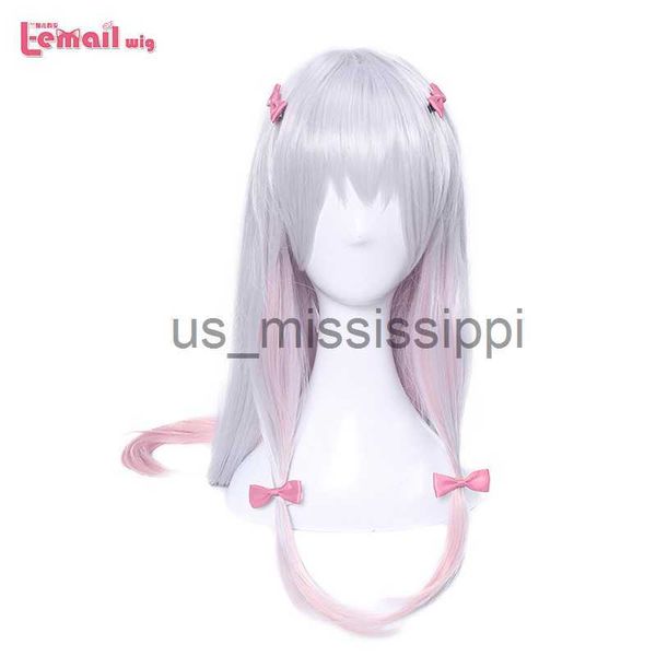 cosplay wigs lemail wig eromanga sensei sagiri izumi cosplay wigs silver mixed pink heat resistant synthetic hair anime cosplay wig x0901, Black
cosplay wigs lemail wig eromanga sensei sagiri izumi cosplay wigs silver mixed pink heat resistant synthetic hair anime cosplay wig x0901, Black