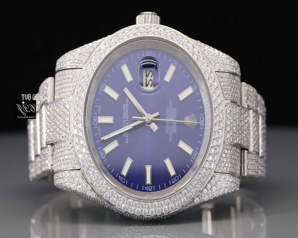 g8lx stylish custom hip hop luxury dign blue dial stainls steel iced out moissanite diamonds watch high-quality rapper jewelrywec1, Silver
g8lx stylish custom hip hop luxury dign blue dial stainls steel iced out moissanite diamonds watch high-quality rapper jewelrywec1, Silver