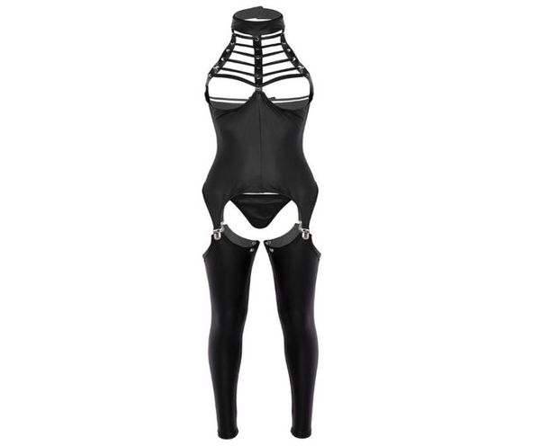 bras sets 3pcs women open crotch lingerie set halter neck bust bra crotchless patent leather erotic suit cosplay bodysuit out9106459, Red;black
bras sets 3pcs women open crotch lingerie set halter neck bust bra crotchless patent leather erotic suit cosplay bodysuit out9106459, Red;black