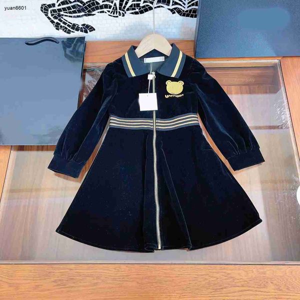 luxury high end velvet girl dress designer baby clothes long sleeve kids frock size 110-160 cm zipper decoration child a-line skirt aug30, Red;yellow
luxury high end velvet girl dress designer baby clothes long sleeve kids frock size 110-160 cm zipper decoration child a-line skirt aug30, Red;yellow