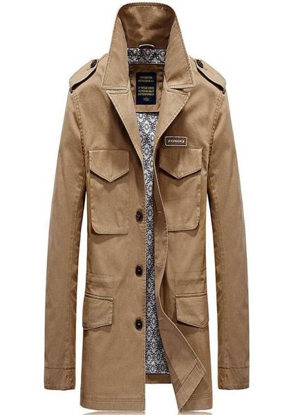 brand autumn trench jacket mens jackets and coats solid casual cotton men windbreaker veste homme coat male plus size m4xl y201021767988, Black;brown
brand autumn trench jacket mens jackets and coats solid casual cotton men windbreaker veste homme coat male plus size m4xl y201021767988, Black;brown