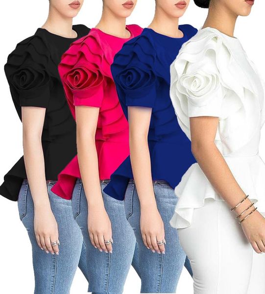 women blouse shirt layers petal sleeves elegant fashion spring summer rose red blue black white bluas ruffles classy lady8945365
women blouse shirt layers petal sleeves elegant fashion spring summer rose red blue black white bluas ruffles classy lady8945365