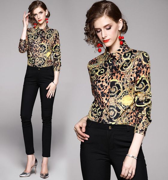 2020 spring summer luxury baroque leopard print blouses women runway quality ladies casual office slim shirts long sleeve lap3997895, White
2020 spring summer luxury baroque leopard print blouses women runway quality ladies casual office slim shirts long sleeve lap3997895, White