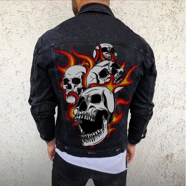 men's jackets 2023 autumnwinter hip hop rock street fashion personality skull head print pattern black motorcycle denim jacket 230831, Black;brown
men's jackets 2023 autumnwinter hip hop rock street fashion personality skull head print pattern black motorcycle denim jacket 230831, Black;brown