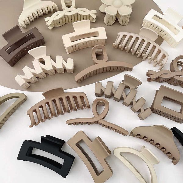 summer new simple and versatile milk coffee color large back brain clasp clip korean daily shark hairpin, Slivery;white
summer new simple and versatile milk coffee color large back brain clasp clip korean daily shark hairpin, Slivery;white