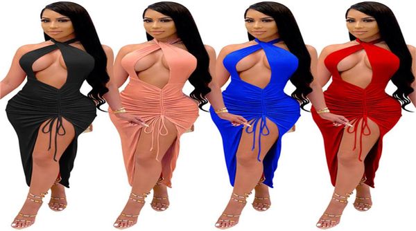 women backless dresses fashion clubwear hollow out halter skirts solid color dress night clothing split bpdycon dress plus si9912910, Black;gray
women backless dresses fashion clubwear hollow out halter skirts solid color dress night clothing split bpdycon dress plus si9912910, Black;gray