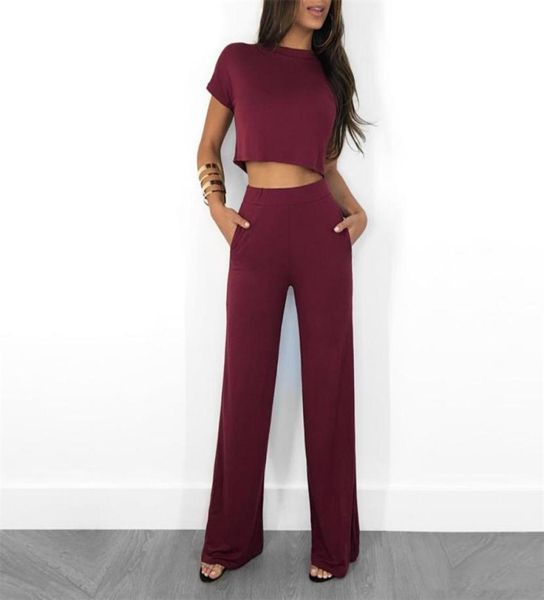 crop and pants set women elegant oneck short sleeve solid blouse high waist wide leg long pants1985117, White
crop and pants set women elegant oneck short sleeve solid blouse high waist wide leg long pants1985117, White