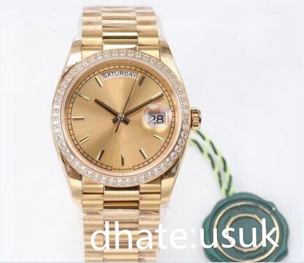 automatic cal.3255 watch mens women's 36mm presidential yellow gold rose gold champagne diamond dial diamond bezel 128348 128345 ew fac, Slivery;brown
automatic cal.3255 watch mens women's 36mm presidential yellow gold rose gold champagne diamond dial diamond bezel 128348 128345 ew fac, Slivery;brown
