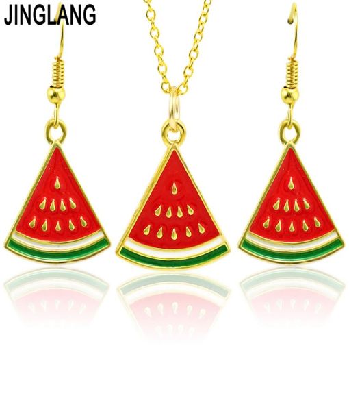 jinglang bright style watermelon pendant necklace earrings jewelry set alloy fruit women party wedding dress accessories5504257, Silver
jinglang bright style watermelon pendant necklace earrings jewelry set alloy fruit women party wedding dress accessories5504257, Silver