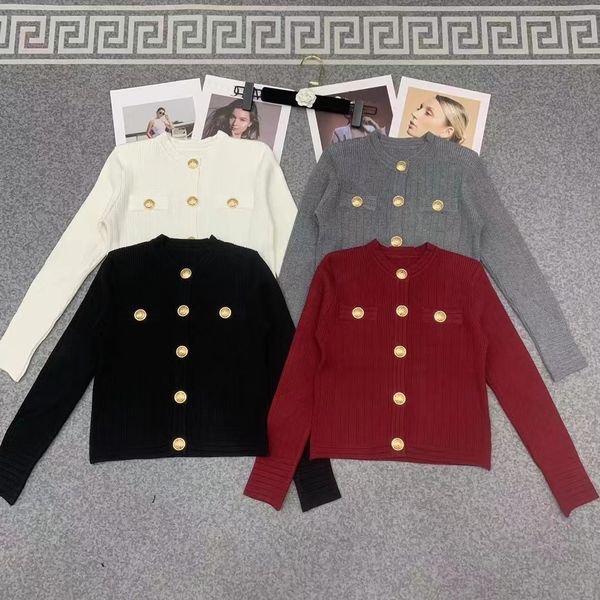 designer fashion women's cardigan button sweater coat embroidered letter knitwear black white gray red 2 color size sml
designer fashion women's cardigan button sweater coat embroidered letter knitwear black white gray red 2 color size sml