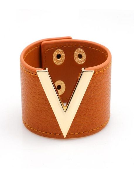 fashion new wide leather bracelet fashionable ladies v shaped bangle 100 leather design luxury bracelet adjustable size4967456, Black
fashion new wide leather bracelet fashionable ladies v shaped bangle 100 leather design luxury bracelet adjustable size4967456, Black