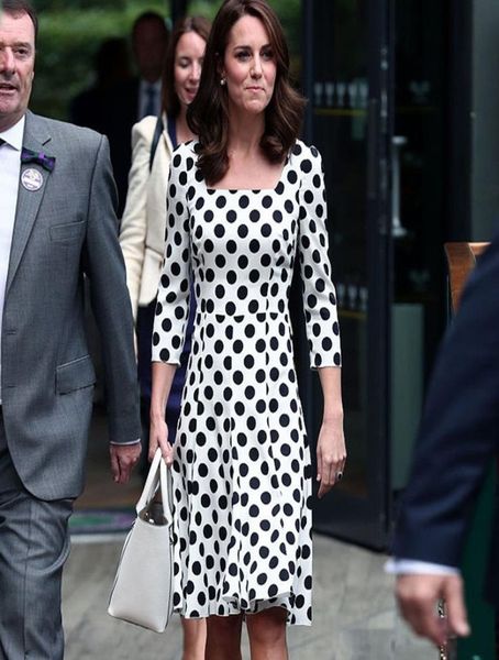 kate middleton polka dot print luxuty women princess dress square collar dresses 12839972160, Black;pink
kate middleton polka dot print luxuty women princess dress square collar dresses 12839972160, Black;pink