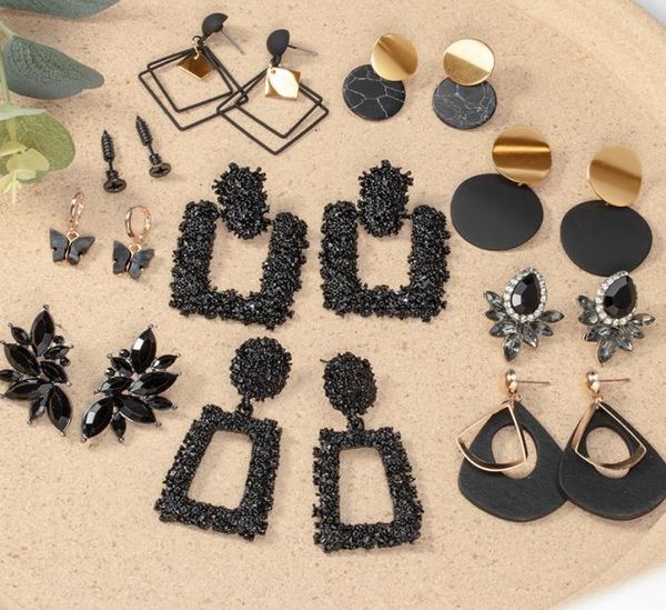 vcorm new korean acrylic drop earrings for women punk jewelry vintage statement black metal crystal dangle hanging earring7932257, Golden;silver
vcorm new korean acrylic drop earrings for women punk jewelry vintage statement black metal crystal dangle hanging earring7932257, Golden;silver