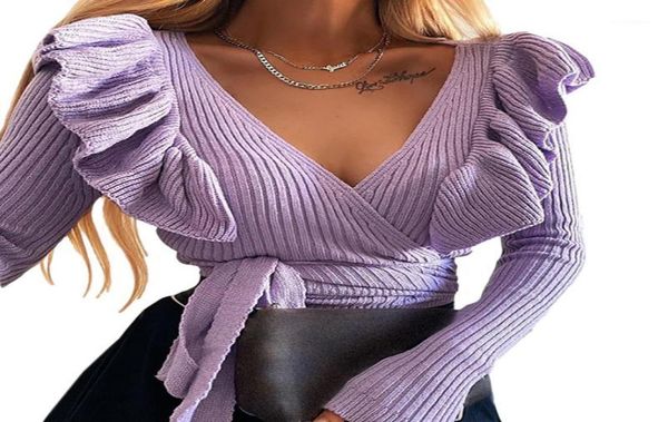 women039s sweaters elegant lady knitted sweater for women fashion ruffles lace up v neck long sleeve slim fit outwear5231517, White;black
women039s sweaters elegant lady knitted sweater for women fashion ruffles lace up v neck long sleeve slim fit outwear5231517, White;black