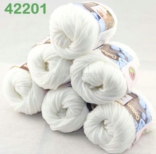 lot of 6 ballsx50g special thick worsted 100 cotton knitting yarn white 22017765020, Black;white
lot of 6 ballsx50g special thick worsted 100 cotton knitting yarn white 22017765020, Black;white