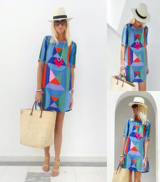 2019 designer fashion women039s casual dresses round neck geometric printed dersses minilength summer sundress short sleeve dr5532609, Black;gray
2019 designer fashion women039s casual dresses round neck geometric printed dersses minilength summer sundress short sleeve dr5532609, Black;gray