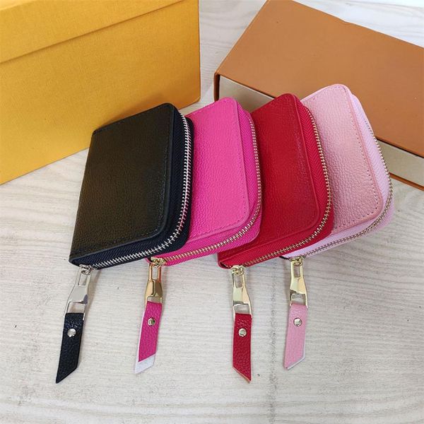 pu leather card holder coin purses 60067 classic zip wallets fashion designer mens holders letters womens purse luxur307l, Red;black
pu leather card holder coin purses 60067 classic zip wallets fashion designer mens holders letters womens purse luxur307l, Red;black